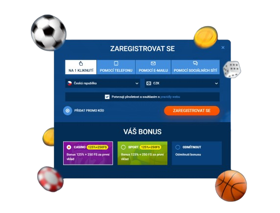 Registrační formulář Mostbet